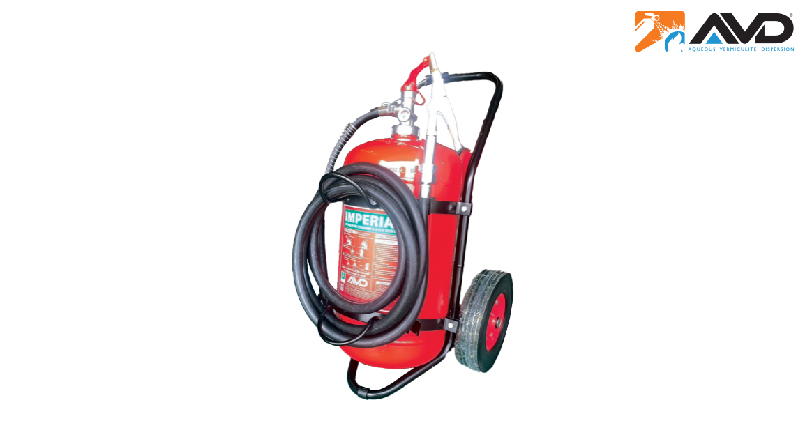 AVD (Aqueous Vermiculite Dispersion) Fire Extinguisher เครื่องดับเพลิงชนิด เอวีดี ขนาด 50 ปอนด์